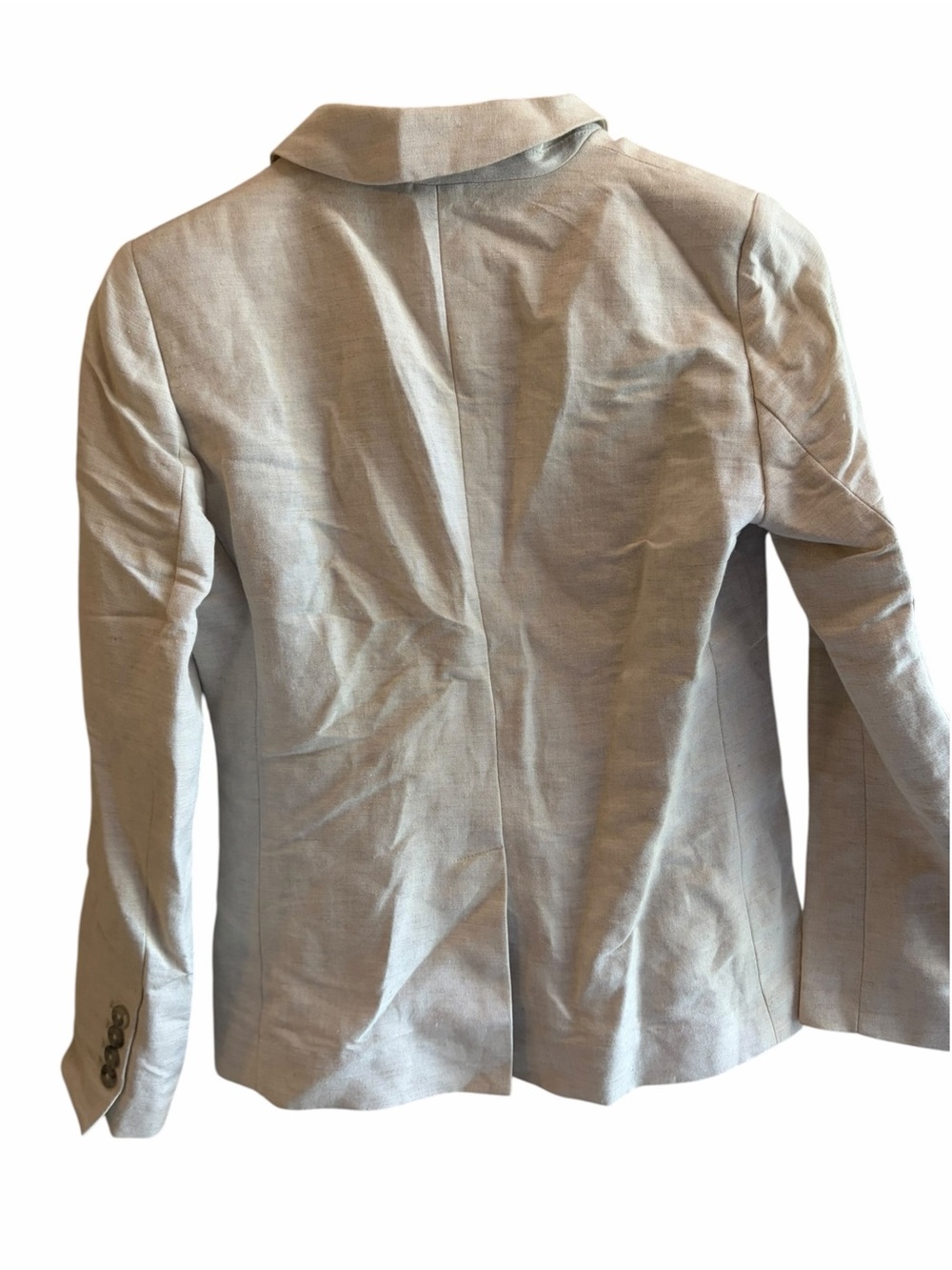 Ann Taylor Factory Beige One Button Blazer - Picture 2 of 4